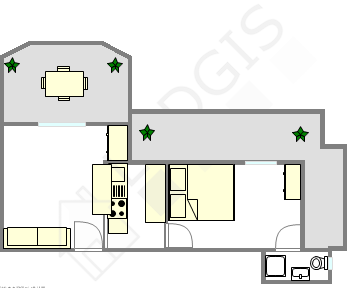 Apartamento Hauts de seine Sud - Plano interativo