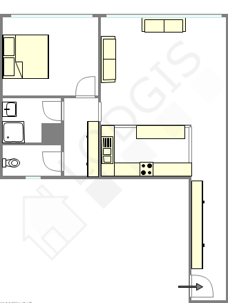 Appartement Haut de seine Nord - Plan interactif
