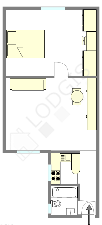 Apartamento París 7° - Plano interactivo