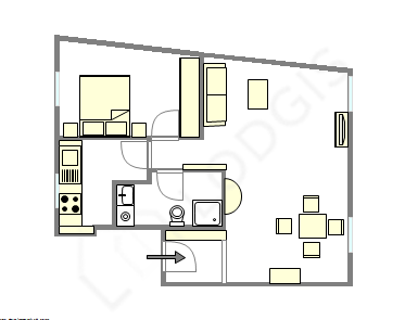 Apartamento Hauts de seine Sud - Plano interativo