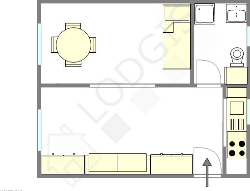Appartement Paris 6° - Plan interactif