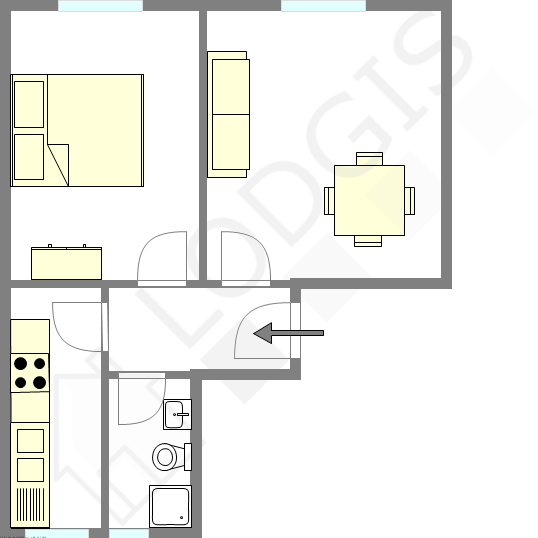 Appartement Haut de seine Nord - Plan interactif