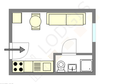 Apartamento París 13° - Plano interactivo