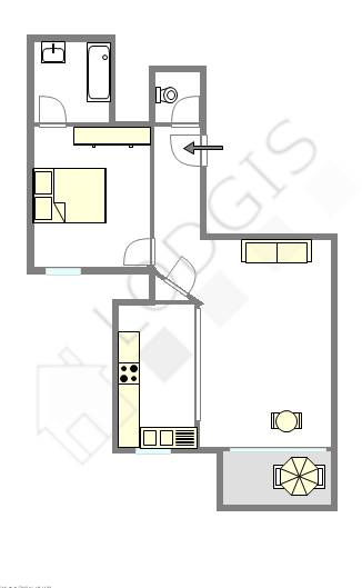 Appartement Val de marne est - Plan interactif