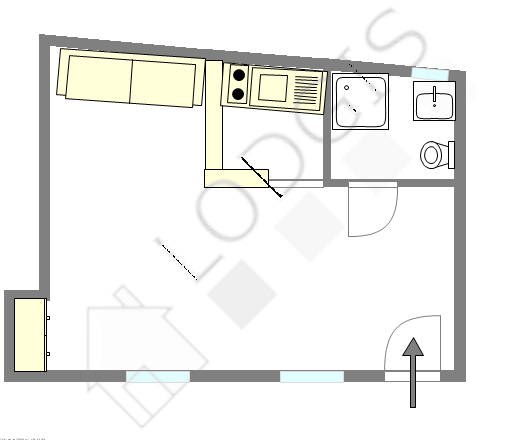Apartamento París 5° - Plano interactivo