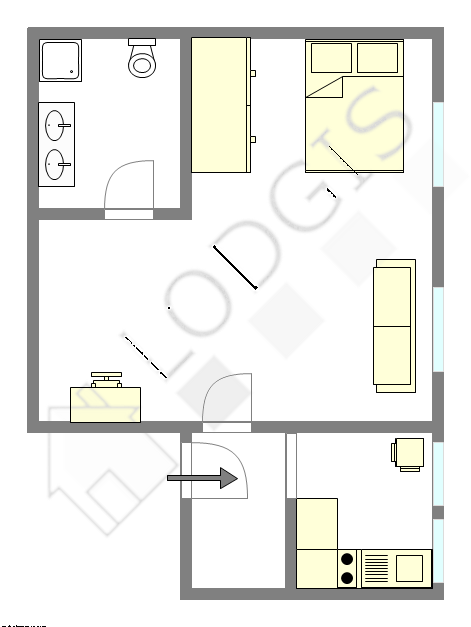 Appartement Paris 8° - Plan interactif
