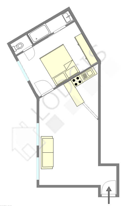Apartamento Paris 5° - Plano interativo