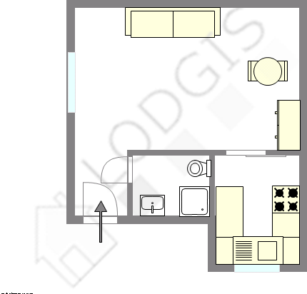 Apartamento París 11° - Plano interactivo