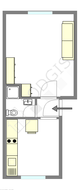 Appartement Paris 15° - Plan interactif