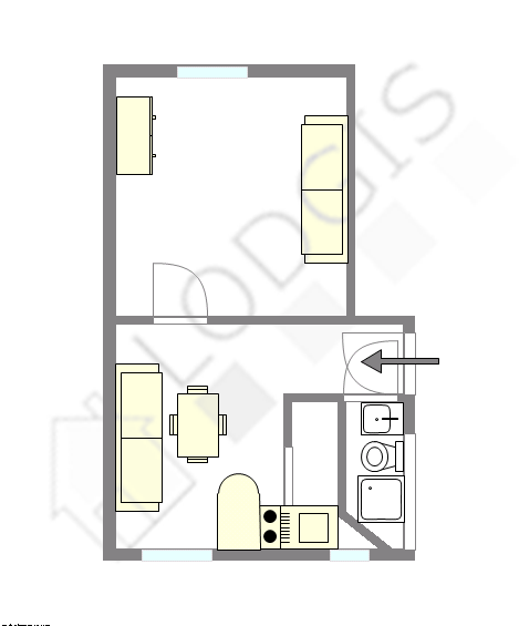 Apartamento Paris 11° - Plano interativo