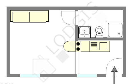 Appartement Paris 11° - Plan interactif