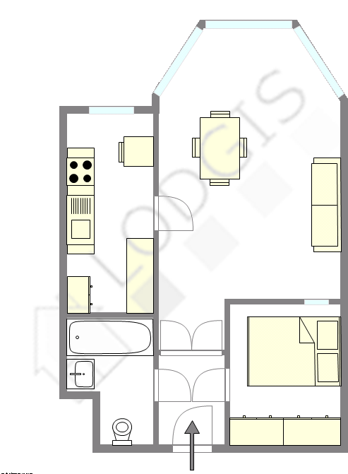 Appartement Haut de seine Nord - Plan interactif