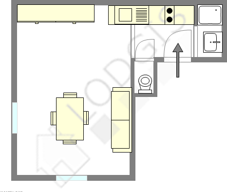 Apartamento París 6° - Plano interactivo