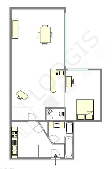 Maison individuelle Haut de seine Nord - Plan interactif