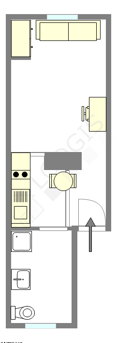 Apartamento París 6° - Plano interactivo