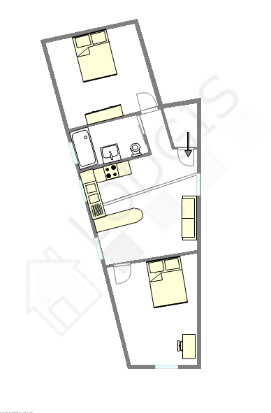 Appartement Seine st-denis Nord - Plan interactif