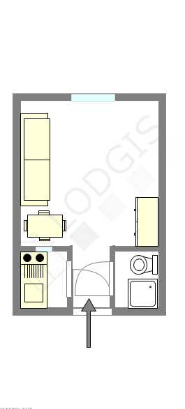 Appartement Paris 3° - Plan interactif