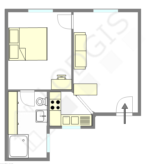 Appartement Hauts de seine Sud - Plan interactif