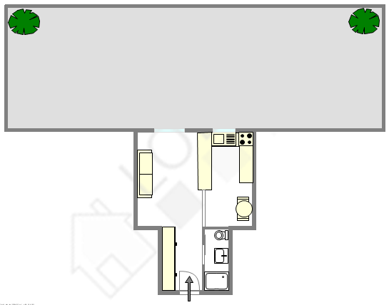 Appartement Paris 19° - Plan interactif