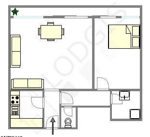 Appartement Haut de seine Nord - Plan interactif