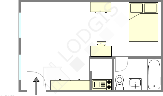 Appartement Paris 5° - Plan interactif