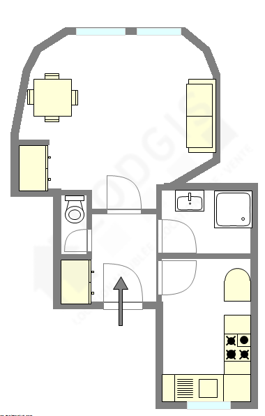 Appartement Hauts de seine Sud - Plan interactif