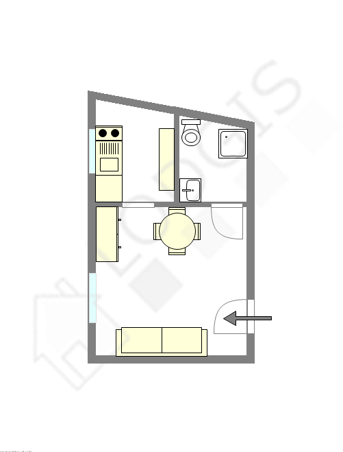 Appartement Paris 10° - Plan interactif