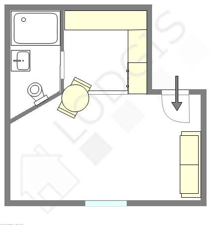 Appartement Paris 16° - Plan interactif