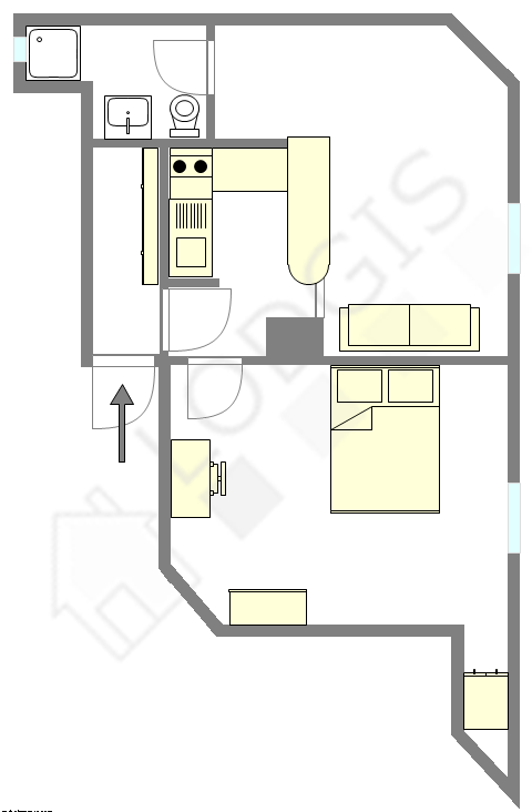 Appartement Haut de seine Nord - Plan interactif