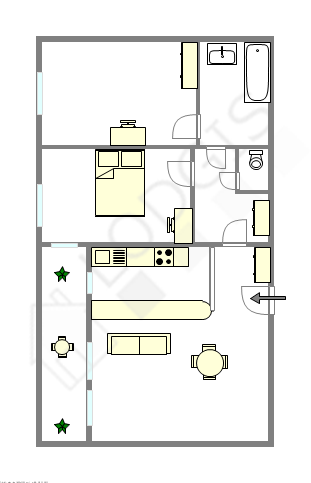Apartamento Val de marne sud - Plano interativo