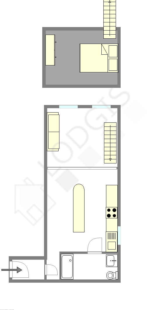 Appartement Paris 5° - Plan interactif