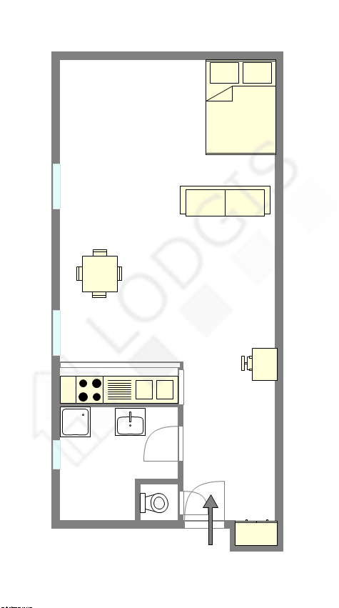 Appartement Paris 5° - Plan interactif
