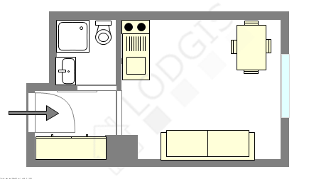 Appartement Paris 16° - Plan interactif