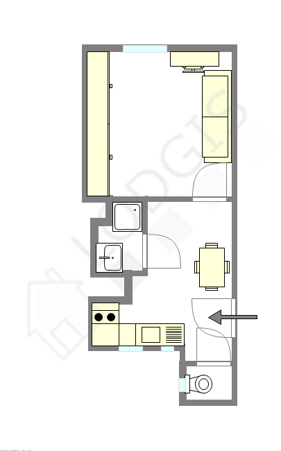 Apartamento París 5° - Plano interactivo