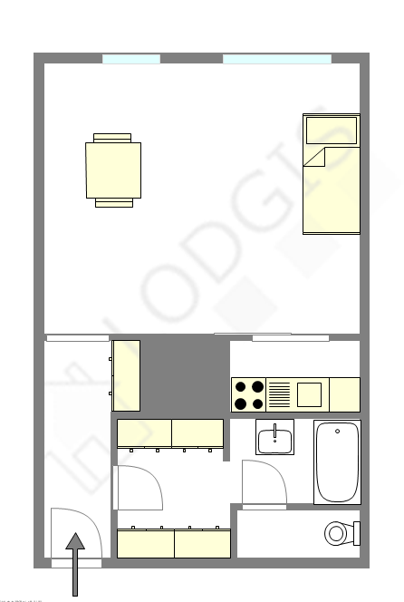 Appartement Paris 8° - Plan interactif