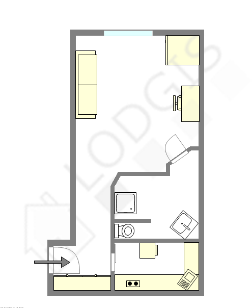 Appartement Paris 2° - Plan interactif