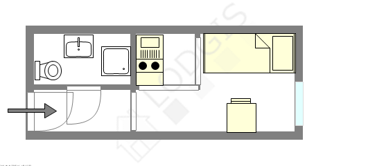 Apartamento París 7° - Plano interactivo