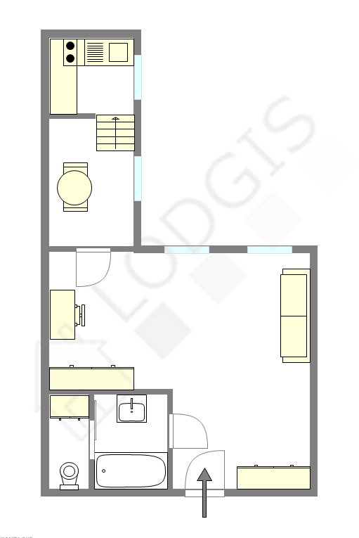 Appartement Paris 7° - Plan interactif