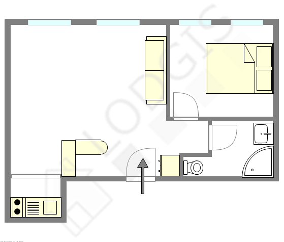 Apartamento Paris 7° - Plano interativo