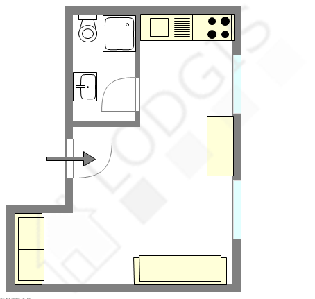 Appartement Haut de seine Nord - Plan interactif