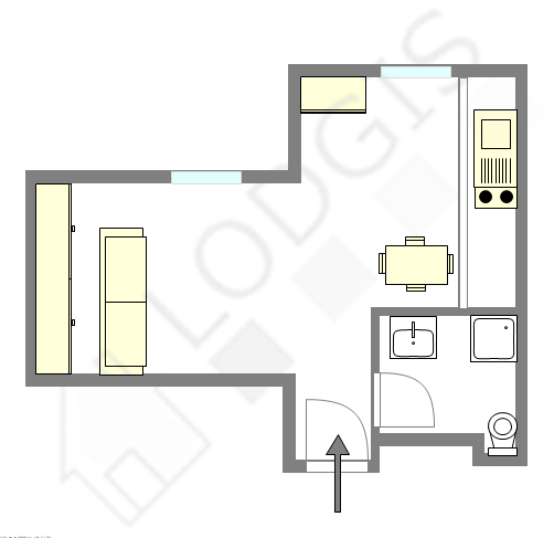 Appartement Seine st-denis Est - Plan interactif