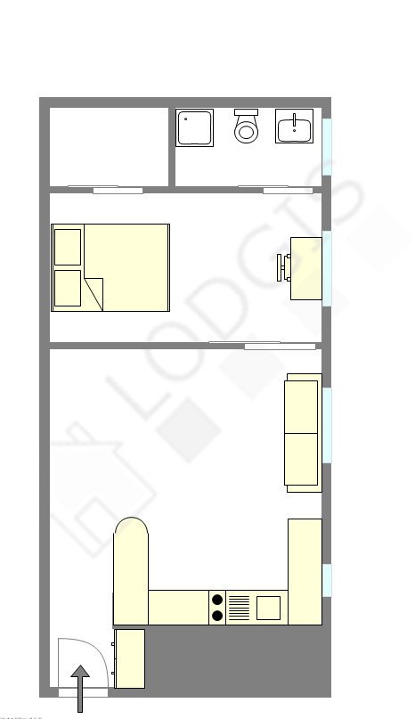 Appartement Paris 16° - Plan interactif
