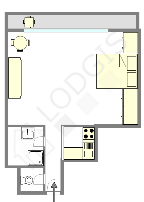 Apartamento Paris 8° - Plano interativo