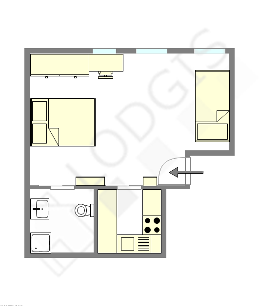 Appartement Paris 7° - Plan interactif
