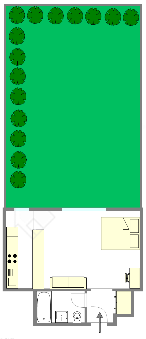 Appartement Haut de seine Nord - Plan interactif
