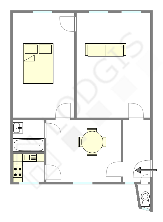Apartamento París 4° - Plano interactivo