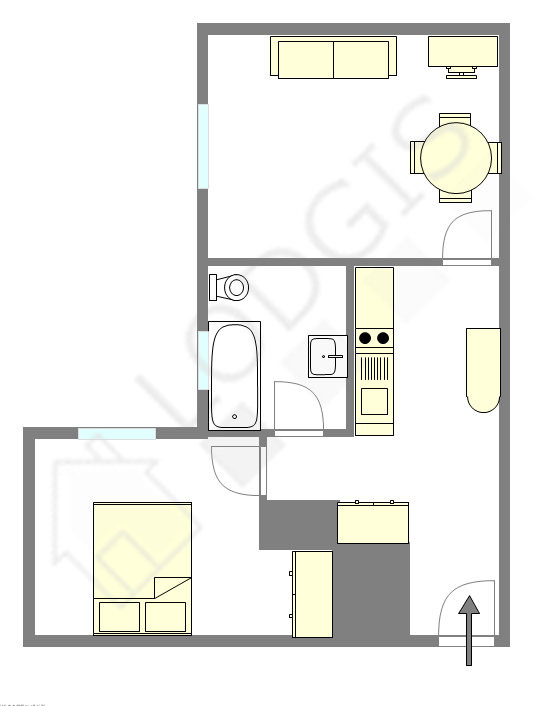 Appartement Hauts de seine Sud - Plan interactif