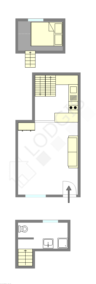 Appartement Paris 8° - Plan interactif
