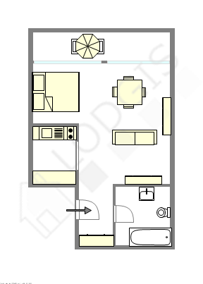 Appartement Haut de seine Nord - Plan interactif