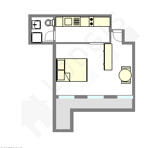 Apartamento París 9° - Plano interactivo